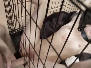 Teen Slave Caged And Fucked By Her Big Cock Master