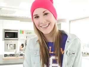 Ball Sucking Teenage Girl Fucked With Hard Thrusts