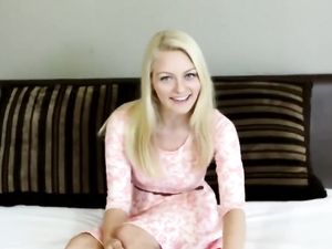 Young Blonde Fucked Doggystyle In Her Wet Pussy